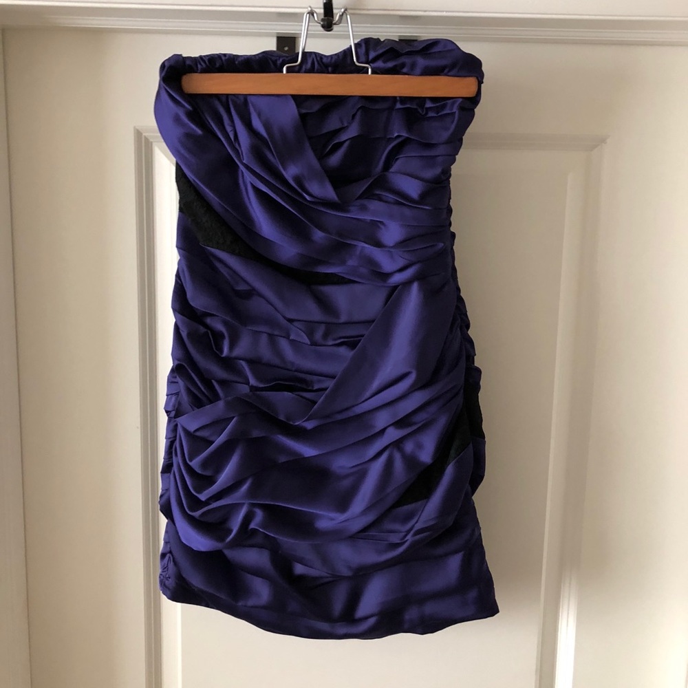 Short purple dress. Worn once.